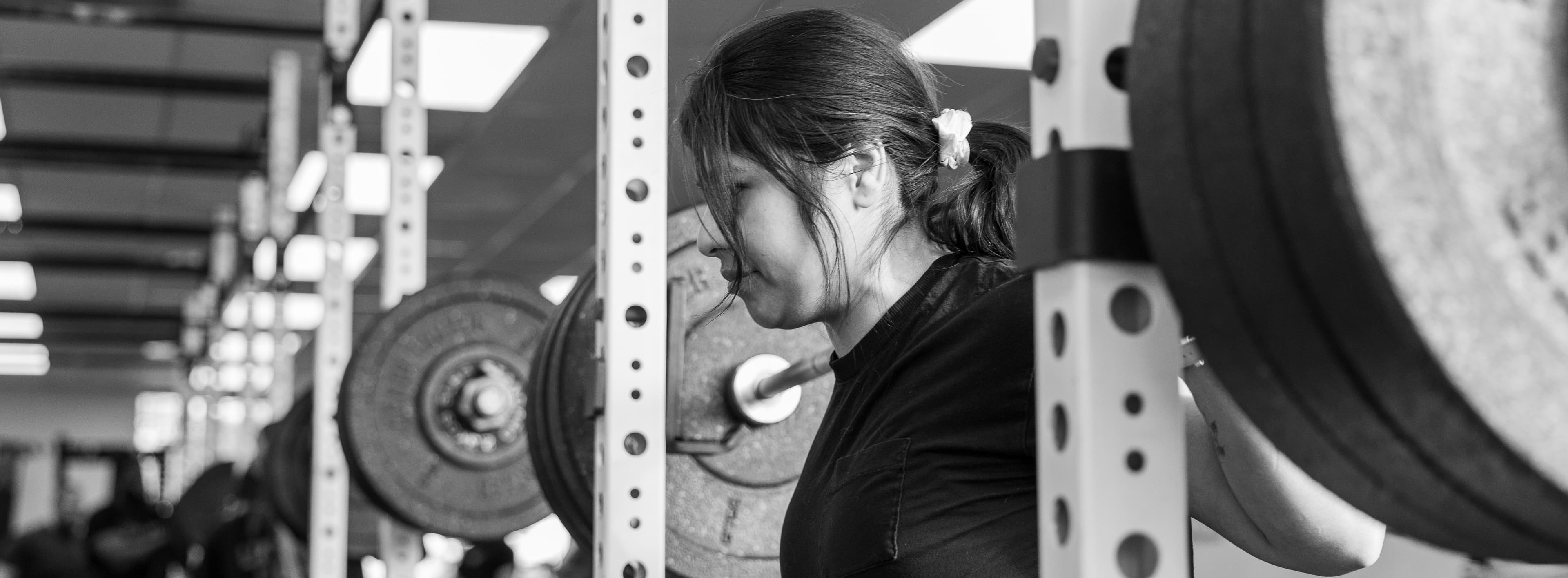 Lyfe Fitness members training